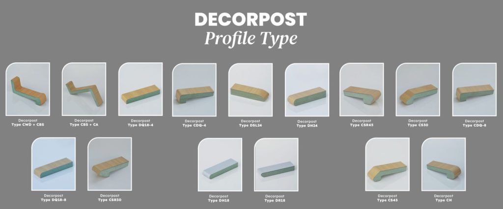 aica decorpost profile type