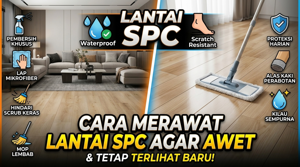 cara-merawat-lantai-spc